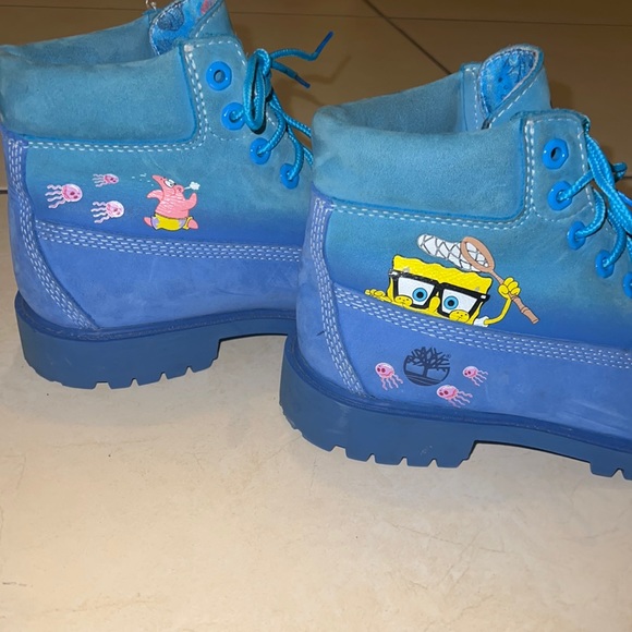 SpongeBob Timberlands. - Picture 2 of 9